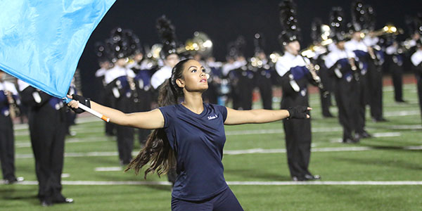 Color Guard Begins Contest Season Strong With New Director
