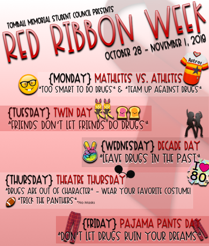 Red+Ribbon+Week+Dress+Up+Days