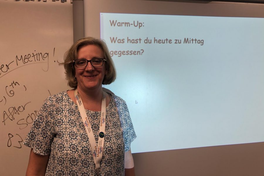 German teacher Brenda Bauske began teaching this school year.