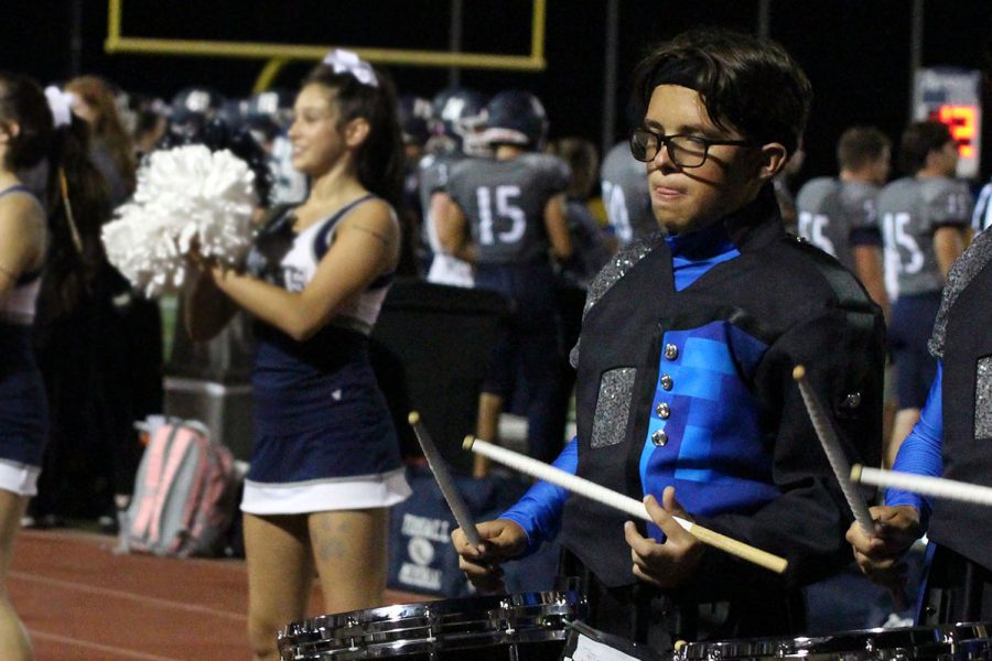 Junior percussionist Baxter Frye placed third chair at the region orchestra audition.