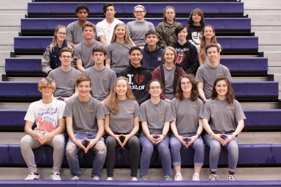 German students won many awards on Saturday at the state contest.